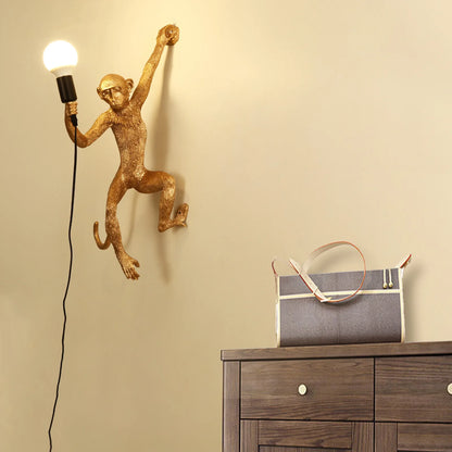 Modern Monkey Wall Light