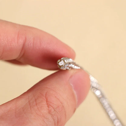 2 Yards Rhinestone Rope Glitter 4mm Crystal Tube Cord Trimming
