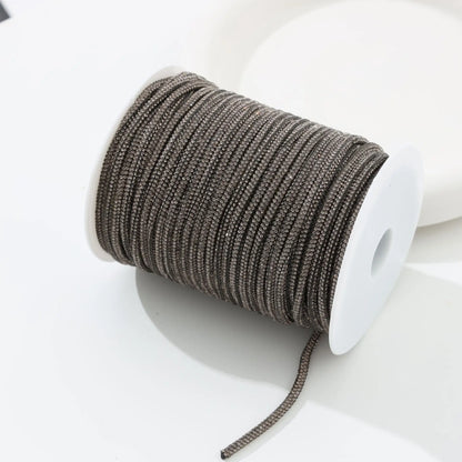 10yards 4mm Crystal Rhinestone Cord Trim Glass Diamond Rope