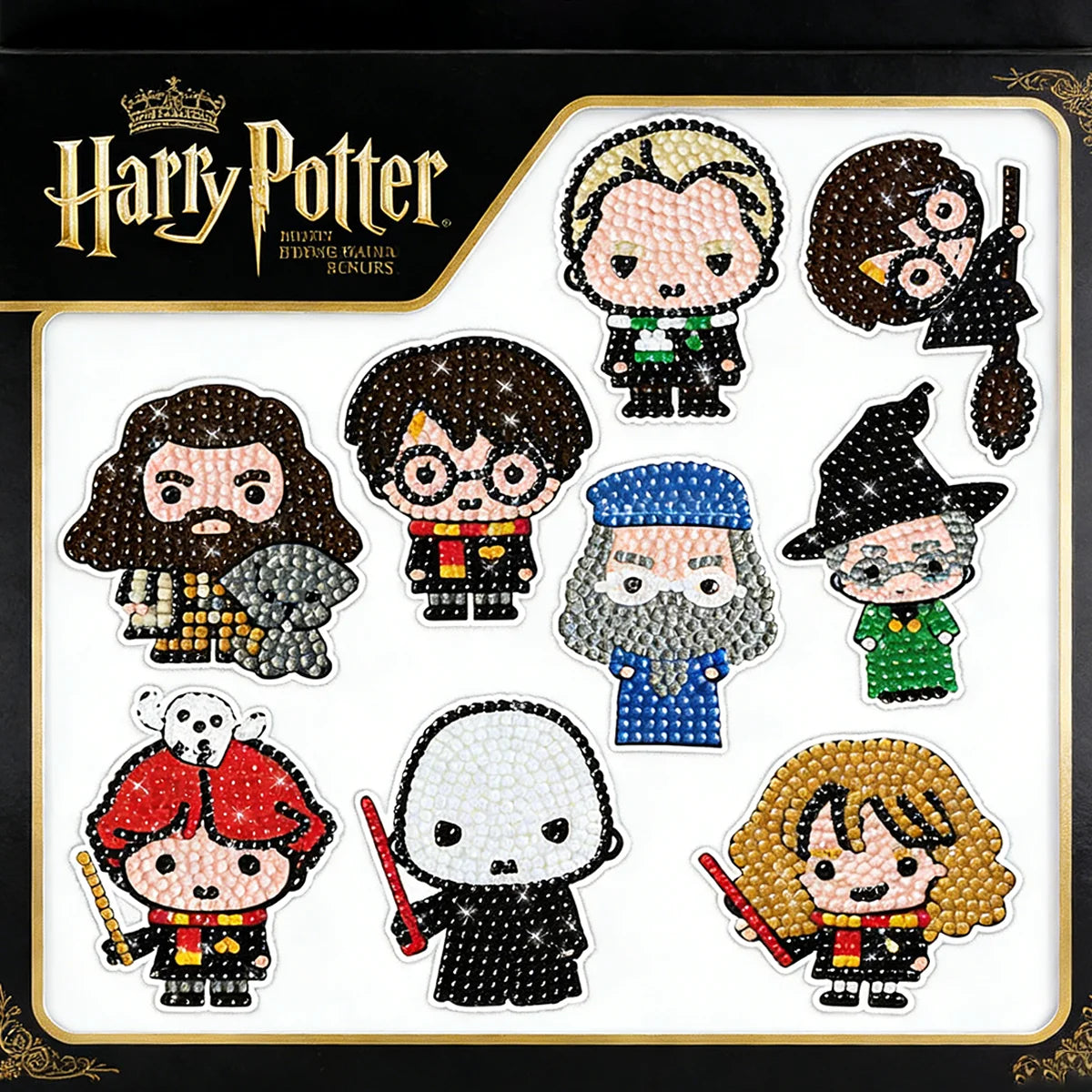 Harry Potter DIY Diamond Art Stickers Shiny Drill Decals Kit