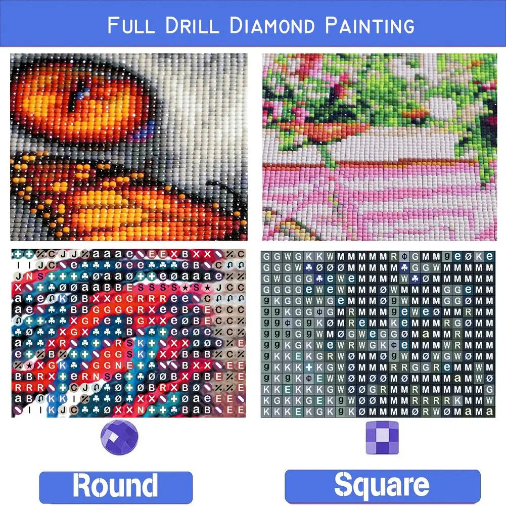 5D DIY Diamond Painting Golden Dragon Embroidery Mosaic Stitch