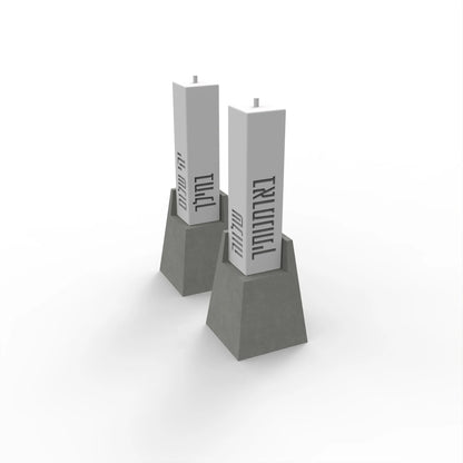 Reusable Silicone Mold with Hebrew Shalom Chai Candle and a Creative Candle Base  for Jewish Holiday,