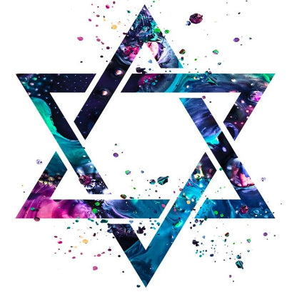 DIY Diamond Painting Star of David Cross Stitch Judaism Wall Art