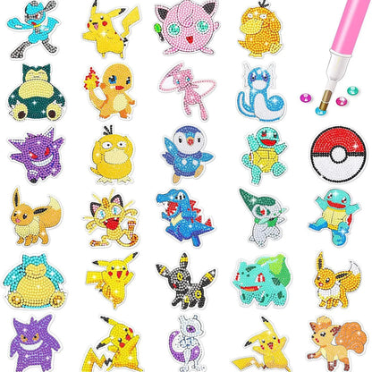 5D Diamond Painting Cartoon Pikachu Pokémon