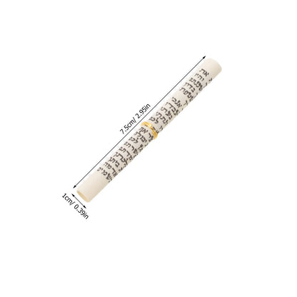 15Pcs Jewish Kosher Mezuzah with Hebrew Blessing on Parchment Scrolls