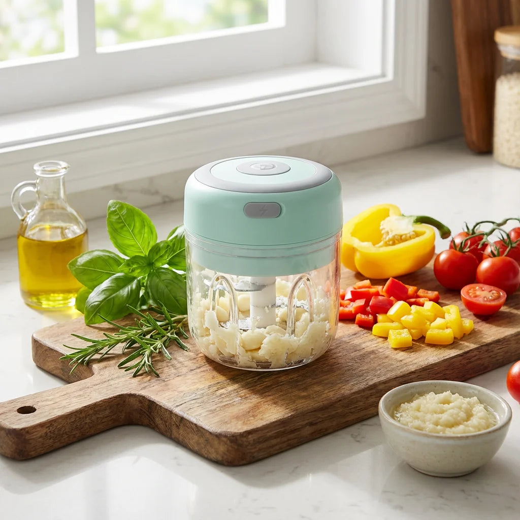 Baby Food Maker Electric Chopper, 250ML, USB Charging, Easy Clean
