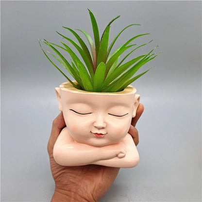 Silicone Mold New Baby Flower Pot  Resin  Candle Concrete Crystal Dropper Mold DIY Handmade Crafts