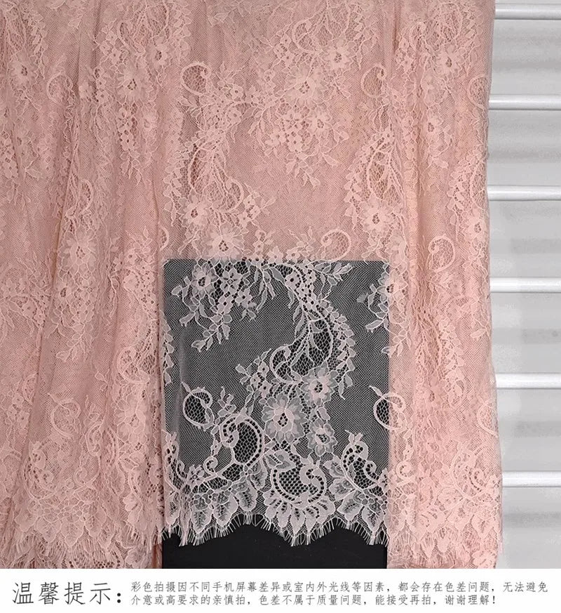 150cm Width 3Meters/lot Off White French Chantilly Lace Fabric