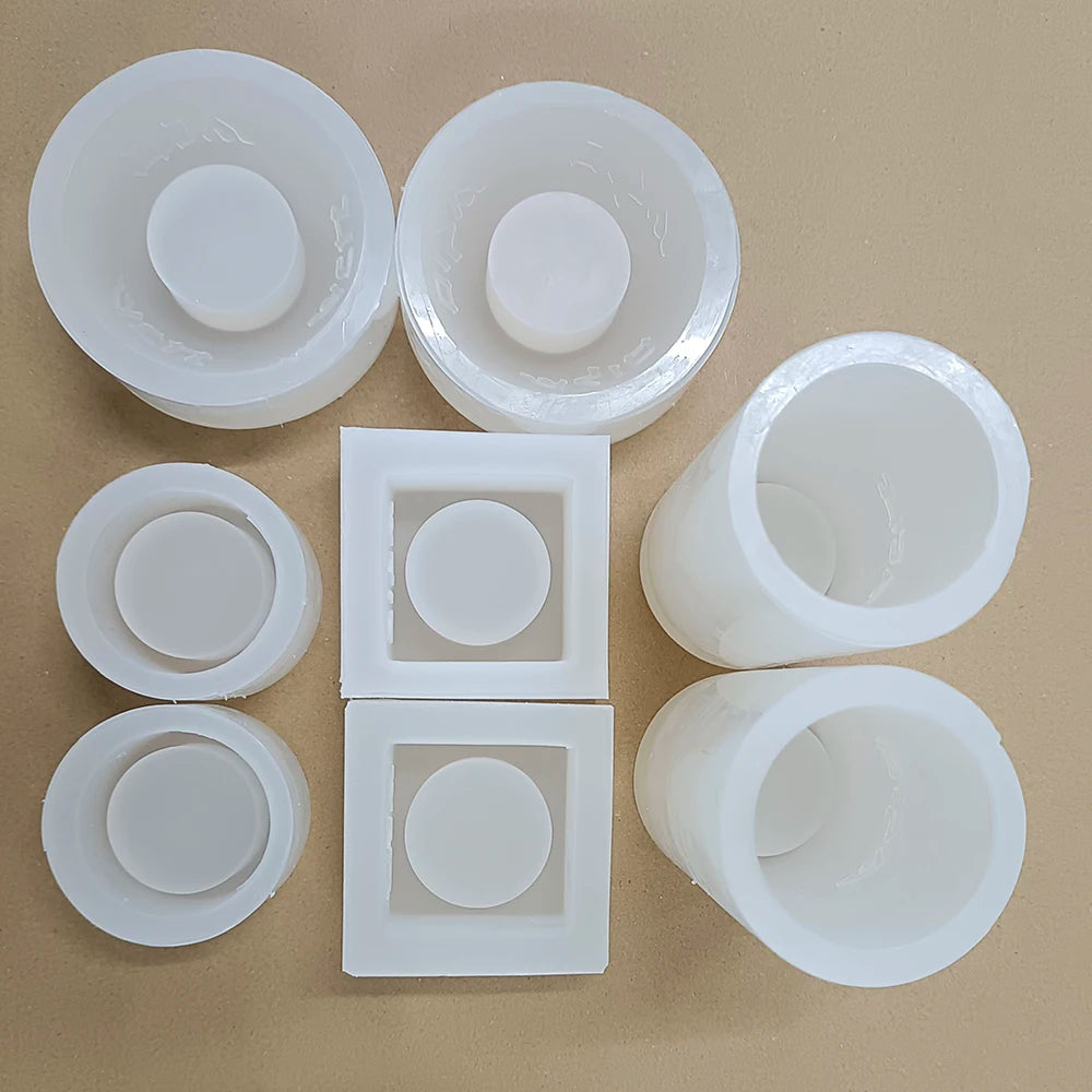 Judaica Silicone Mold For Shabbat Candle Holders Set