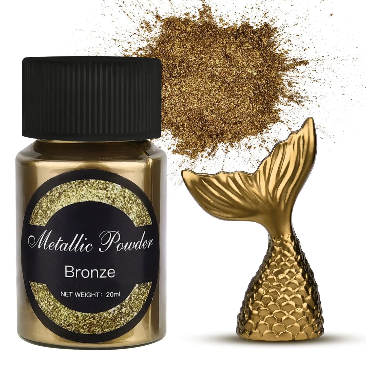 6 Color Metallic Gold Silver  Pigment Pearlescent Colorant Pearl Pigment Dye UV Resin Epoxy Color