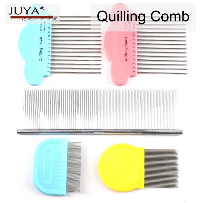 Quilling Comb, 4 styles