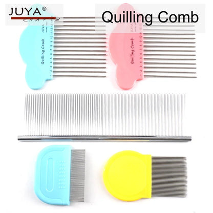 Quilling Comb, 4 styles