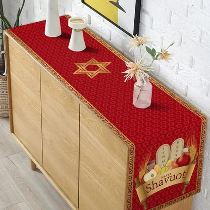 Shavuot Linen Table Runners