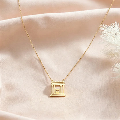 Holy Temple Charm Jewish Tradition symbol Pendant Beit HaMikdash Necklace House of Prayer Jerusalem Temple Judaica Gift