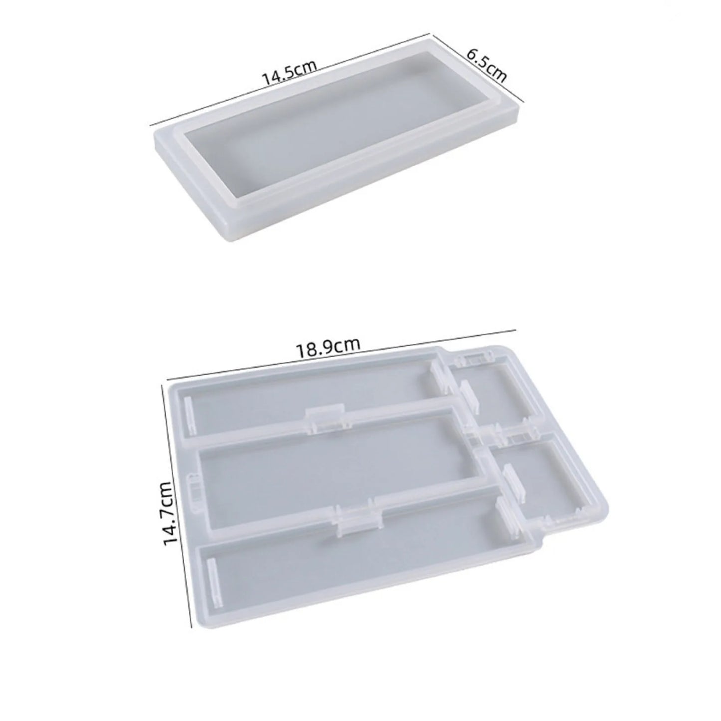 Silicone Resin Rectangular Mold Storage Organizer