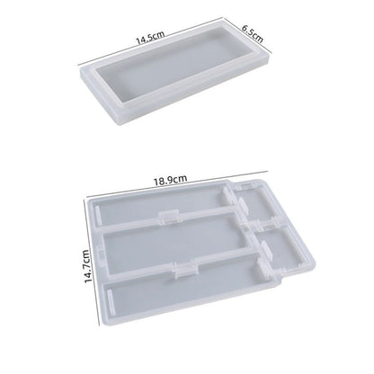 Silicone Resin Rectangular Mold Storage Organizer