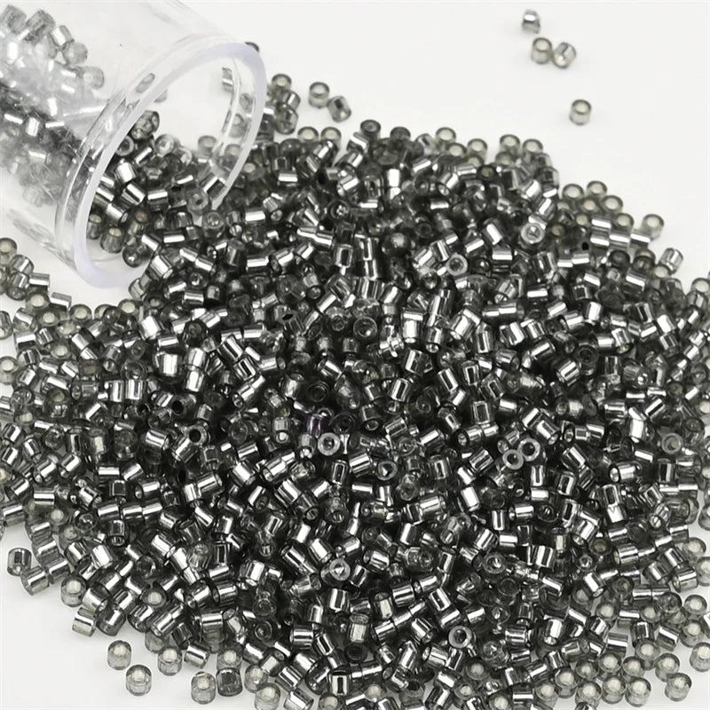 2000pcs Japan Glass Silver Lined Beads 11/0 Uniform Glass Seedbeads