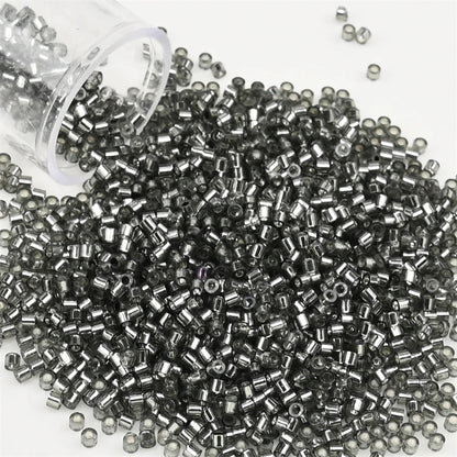 2000pcs Japan Glass Silver Lined Beads 11/0 Uniform Glass Seedbeads