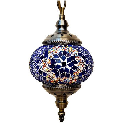 Turkish Moroccan Mosaic Hanging Ceiling Lamp