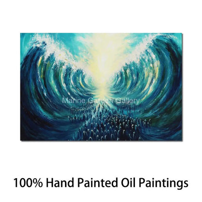 Abstract  Handmade Jerusalem Canvas Judaica  Artwork Oil Paintings