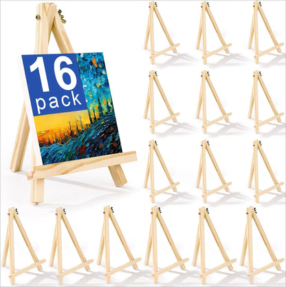 4 packs of 9-inch wooden easels