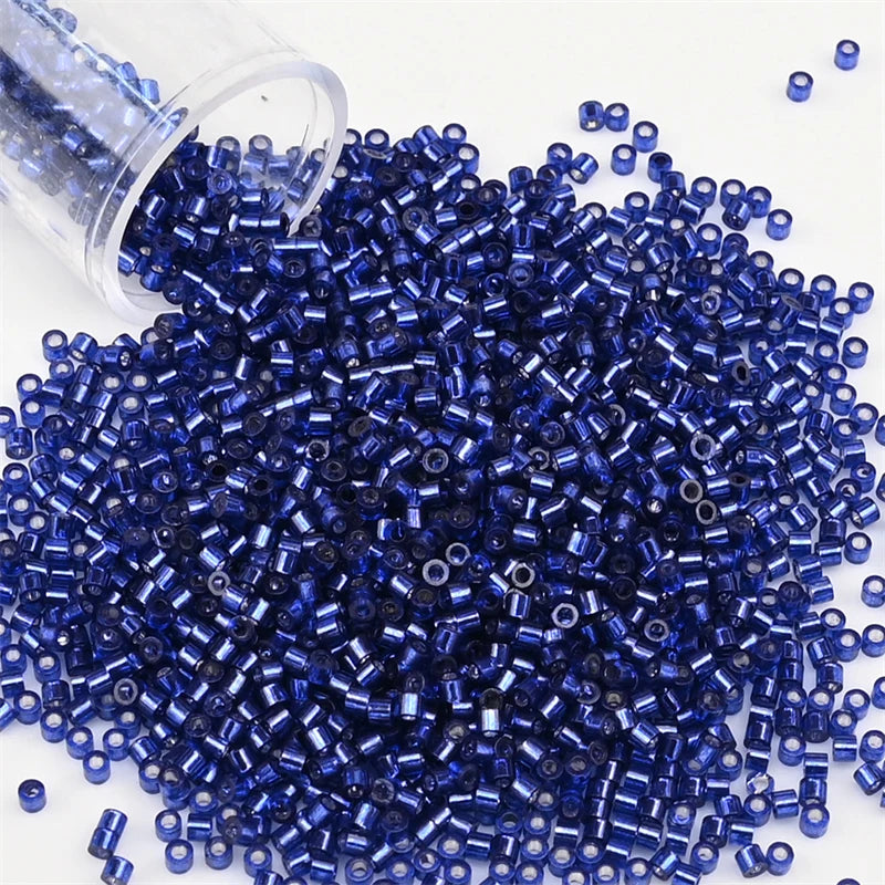 2000pcs Japan Glass Silver Lined Beads 11/0 Uniform Glass Seedbeads
