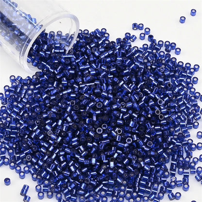2000pcs Japan Glass Silver Lined Beads 11/0 Uniform Glass Seedbeads