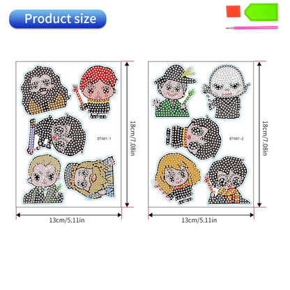 Harry Potter DIY Diamond Art Stickers Shiny Drill Decals Kit