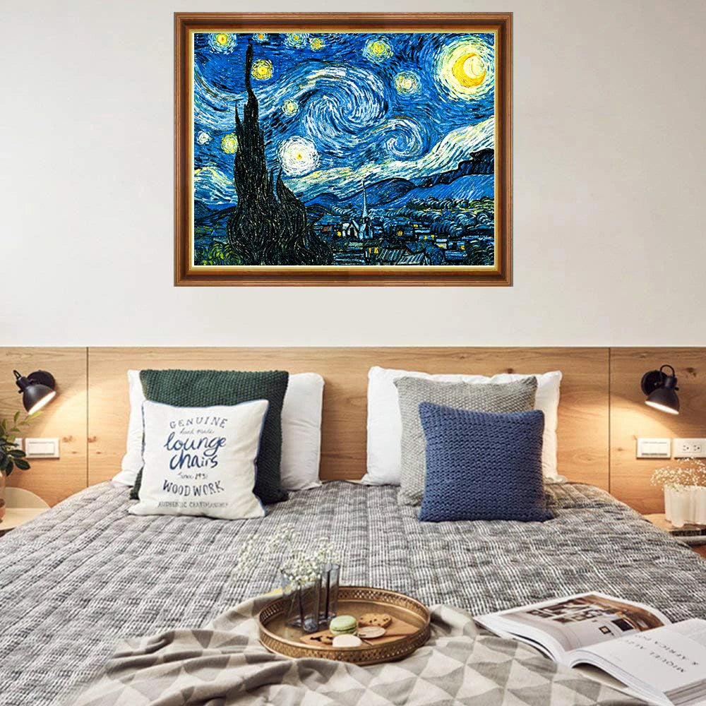 5D Starry Night Diamond Painting Kits