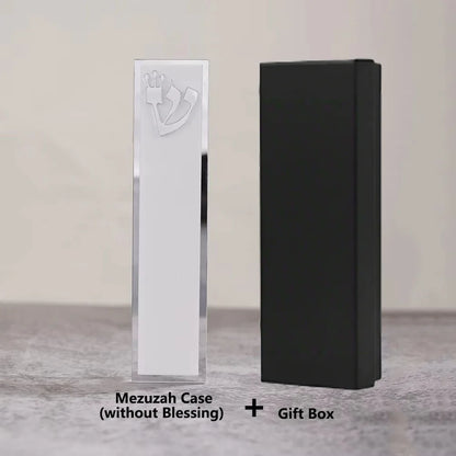 Acrylic 3D Cut Jewish Mezuzah with Home Blessing