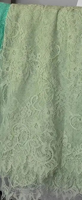 150cm Width 3Meters/lot Off White French Chantilly Lace Fabric