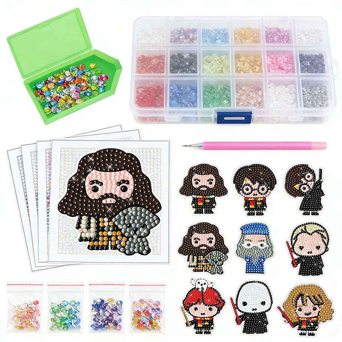 Harry Potter DIY Diamond Art Stickers Shiny Drill Decals Kit
