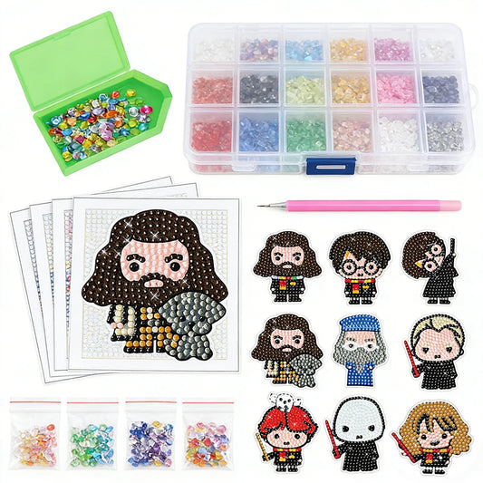 Harry Potter DIY Diamond Art Stickers Shiny Drill Decals Kit