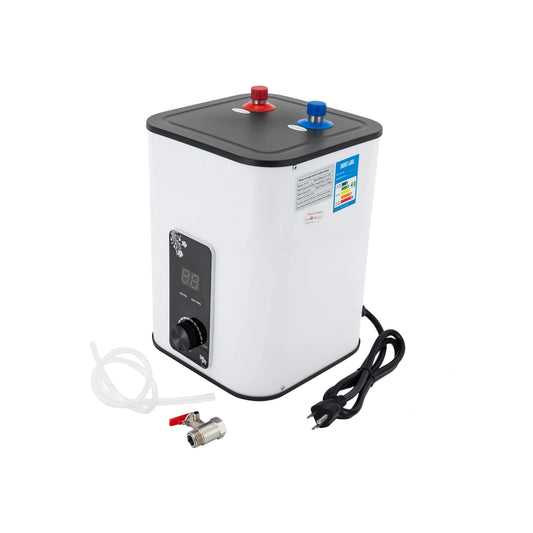 8L Instant Hot Water  with Top Outlet Faucet 1500W Small Under Sink Water Heater Tank