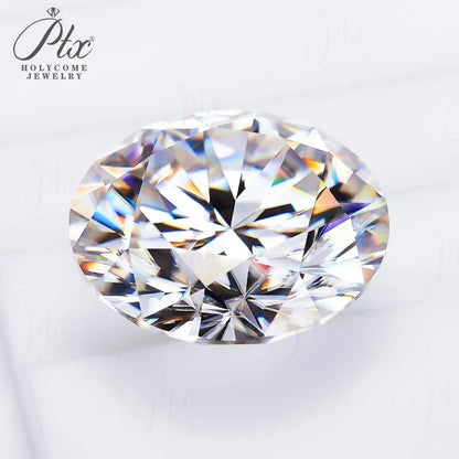 0.1-10ct D White Round Cut Moissanite Beads Brilliant Cut Loose Stones