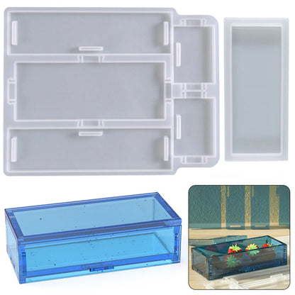 Silicone Resin Rectangular Mold Storage Organizer