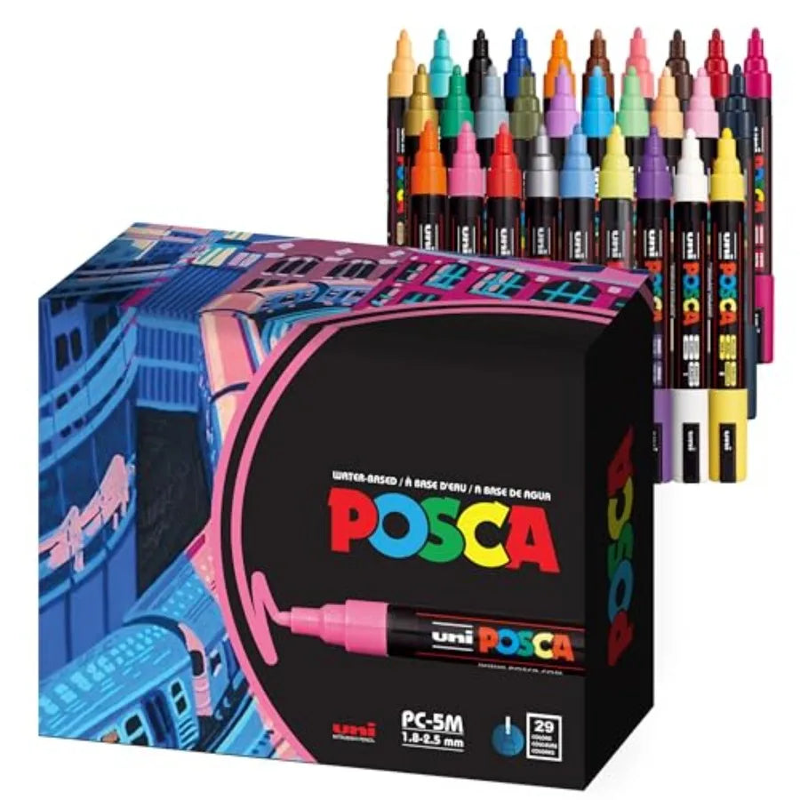 Acrylic Paint Markers with Reversible Tips